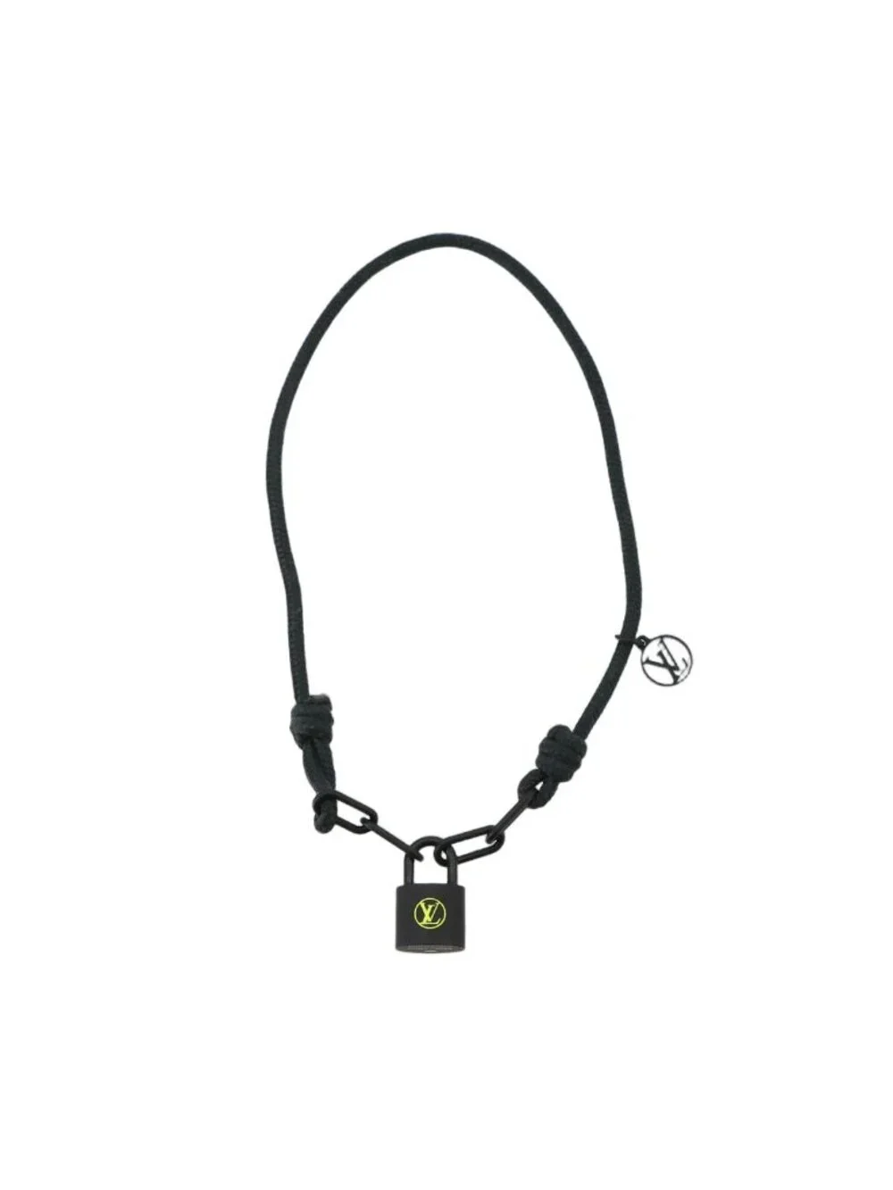 Louis Vuitton Bracelet Silver Lockit Virgil Abloh Titanium Noir